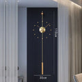 Luxury Silent Pendulum Wall Clock – Modern Metal Home Décor