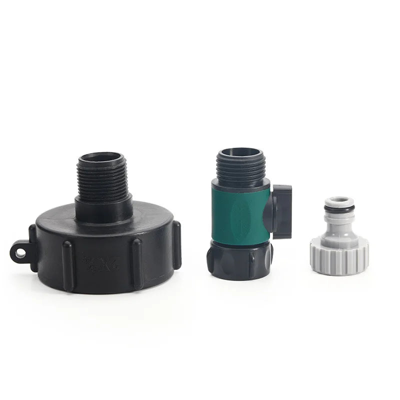S60 IBC Tank Adapter – 20/25/32mm PE Pipe Quick Connector