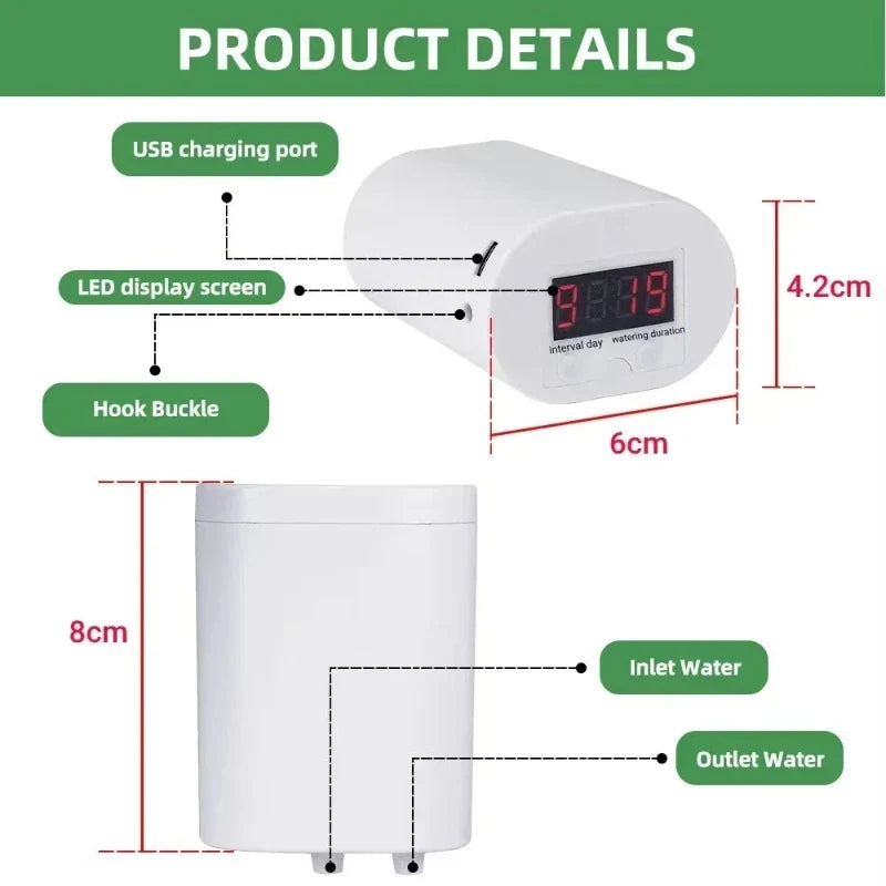 Automatic Drip Irrigation System | Double Pump & Smart Timer