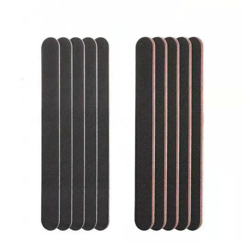 10-Pack Double-Sided Nail Files 100/180 Grit Manicure & Pedicure