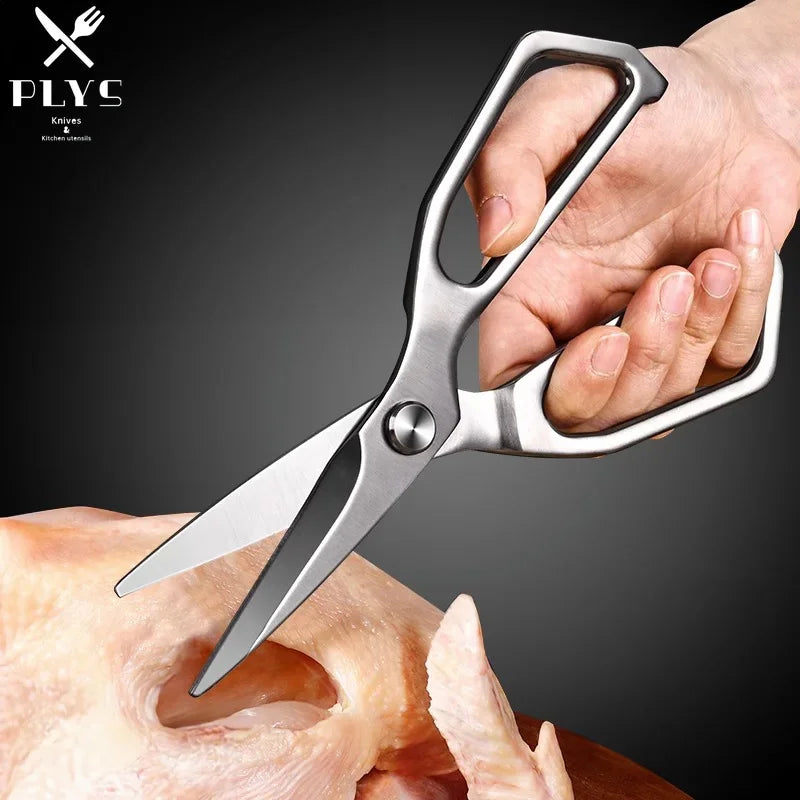PLYS Stainless Steel Kitchen Scissors – Multifunctional Shears