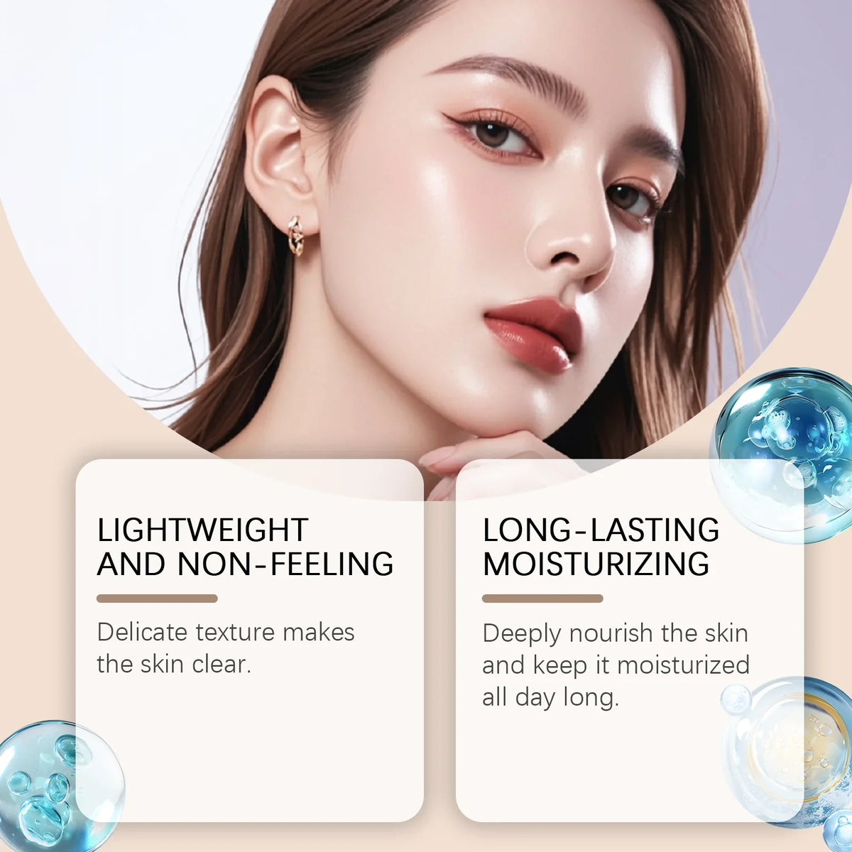 Lightweight Matte Liquid Foundation Concealer – Moisturizing