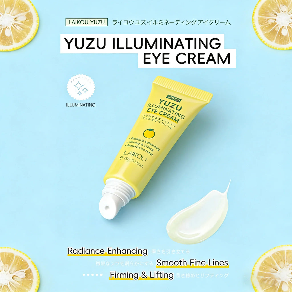 LAIKOU Yuzu Eye Cream – Dark Circles & Wrinkles 15g
