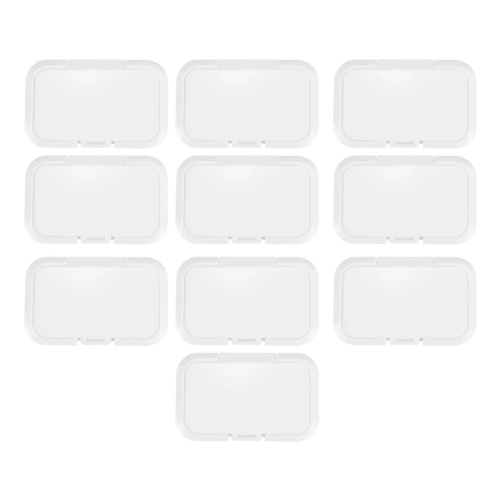 10-Pack Reusable Baby Wet Wipes Lid Covers | Tissue Box Cap