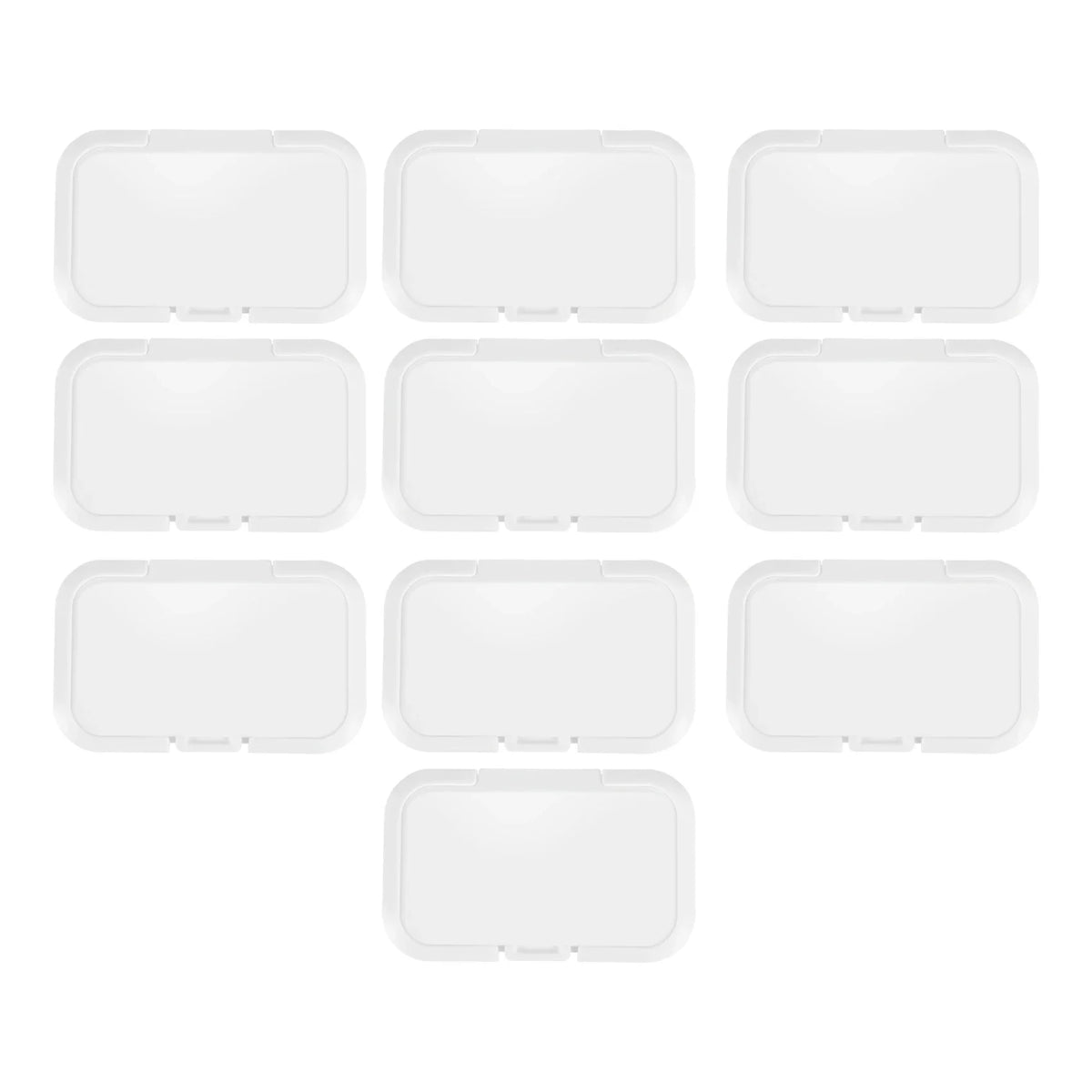 10-Pack Reusable Baby Wet Wipes Lid Covers | Tissue Box Cap