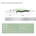 Kids' Safety Fruit Knife – Cartoon Crocodile Kitchen Knife