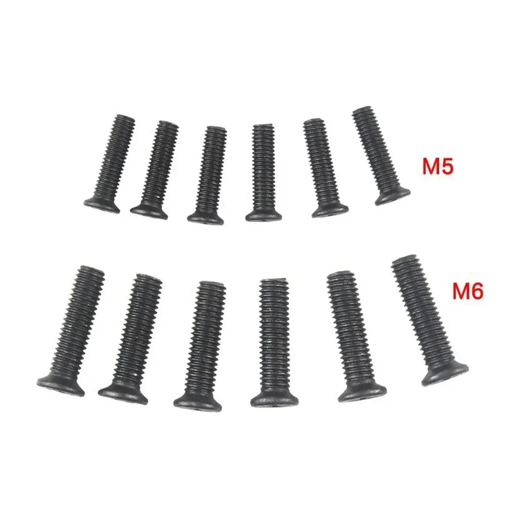M5/M6 Left Hand Thread Drill Chuck Fixing Screws – 6 Pack