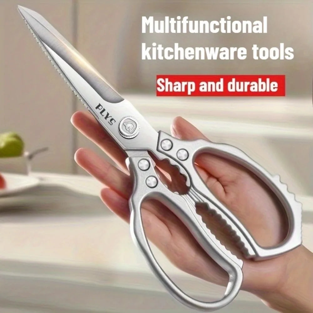Heavy-Duty Stainless Steel Cooking Shears | Multi-Purpose Kitchen Scissors