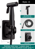 Handheld Bidet Sprayer Set – Stainless Steel Toilet Spray Gun
