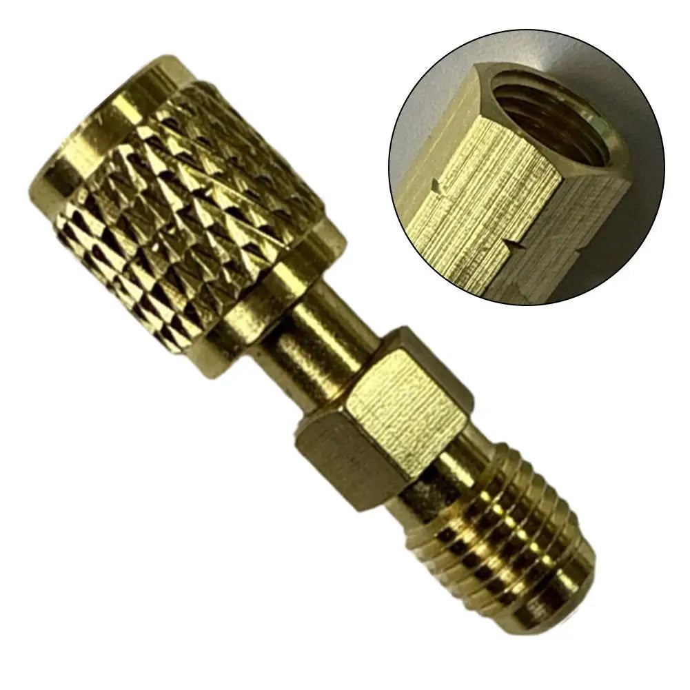 R32 R454B 1/4" SAE Left Hand Thread Adapter – Reverse Fitting