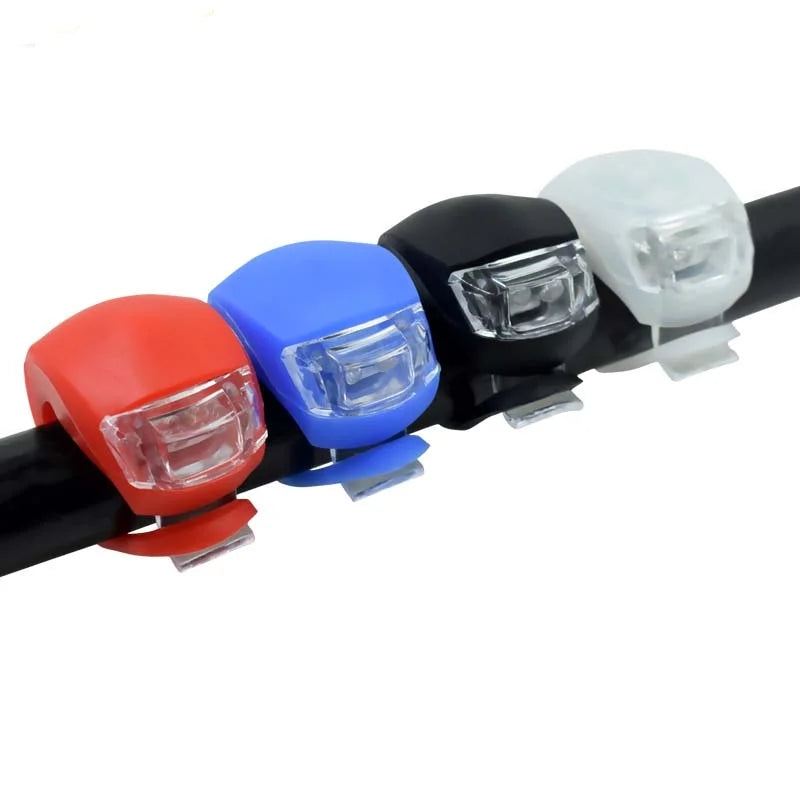 Silicone Bike Light Bicycle Front Lamp Lantern Waterproof LED