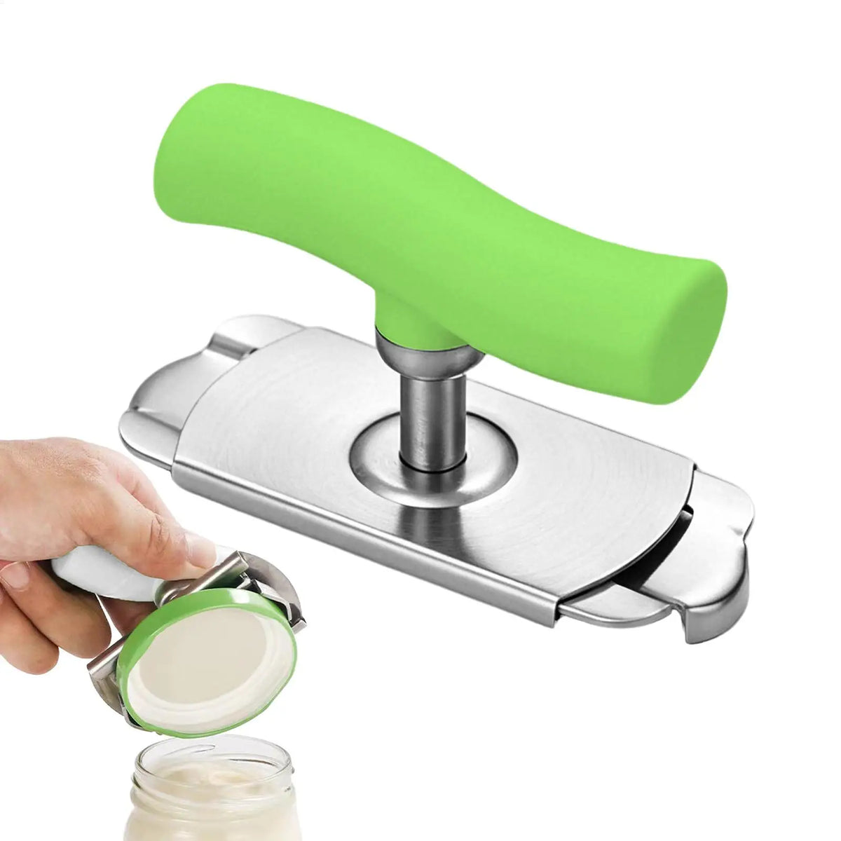 Adjustable Jar Lid Opener – Ergonomic Stainless Steel Kitchen Tool