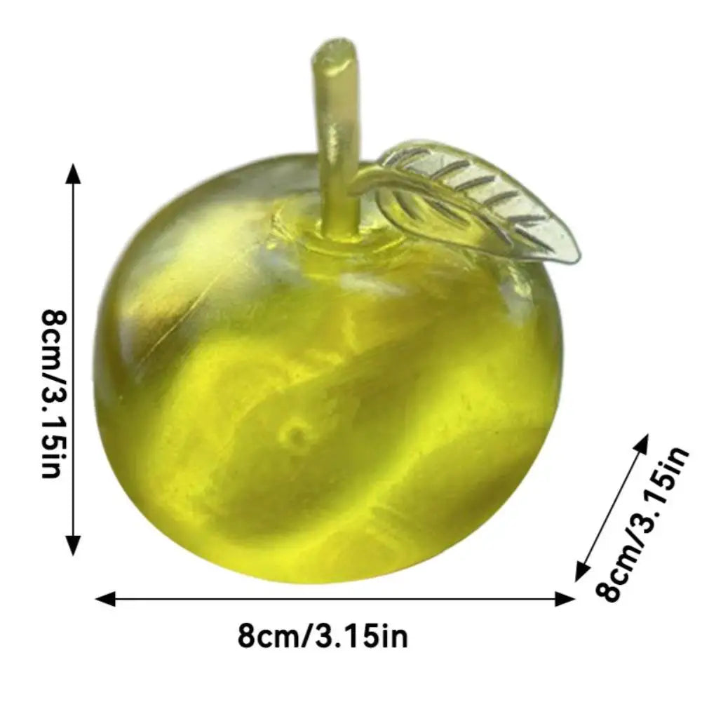 Squishy Green Apple Fidget Toy – Soft Slow Rebound Squeeze TPR
