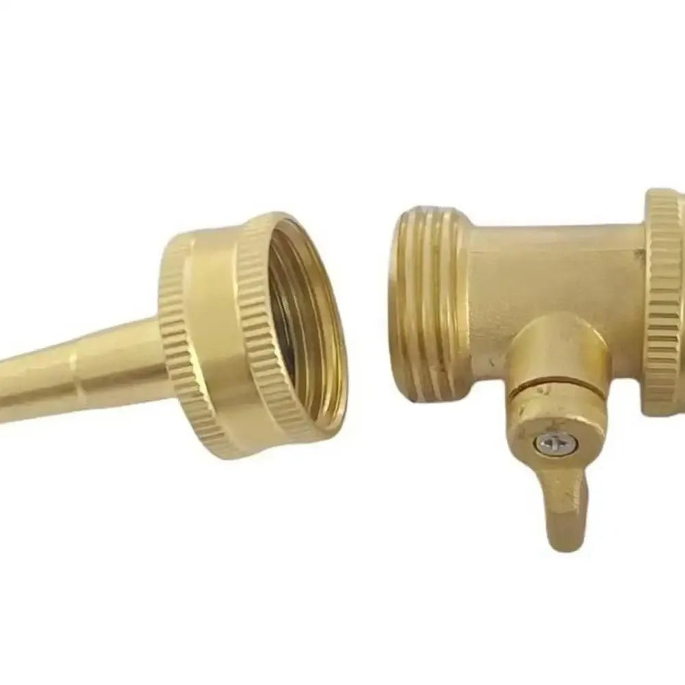Brass Garden Hose Nozzle – Adjustable Rust-Resistant Sprayer