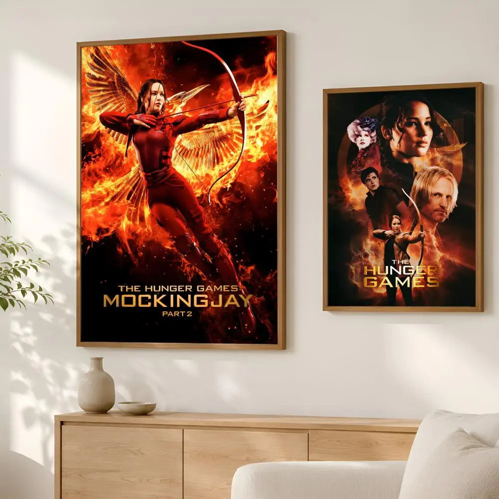 Hunger Games HD PVC Wall Poster – Self-Stick Waterproof Decor