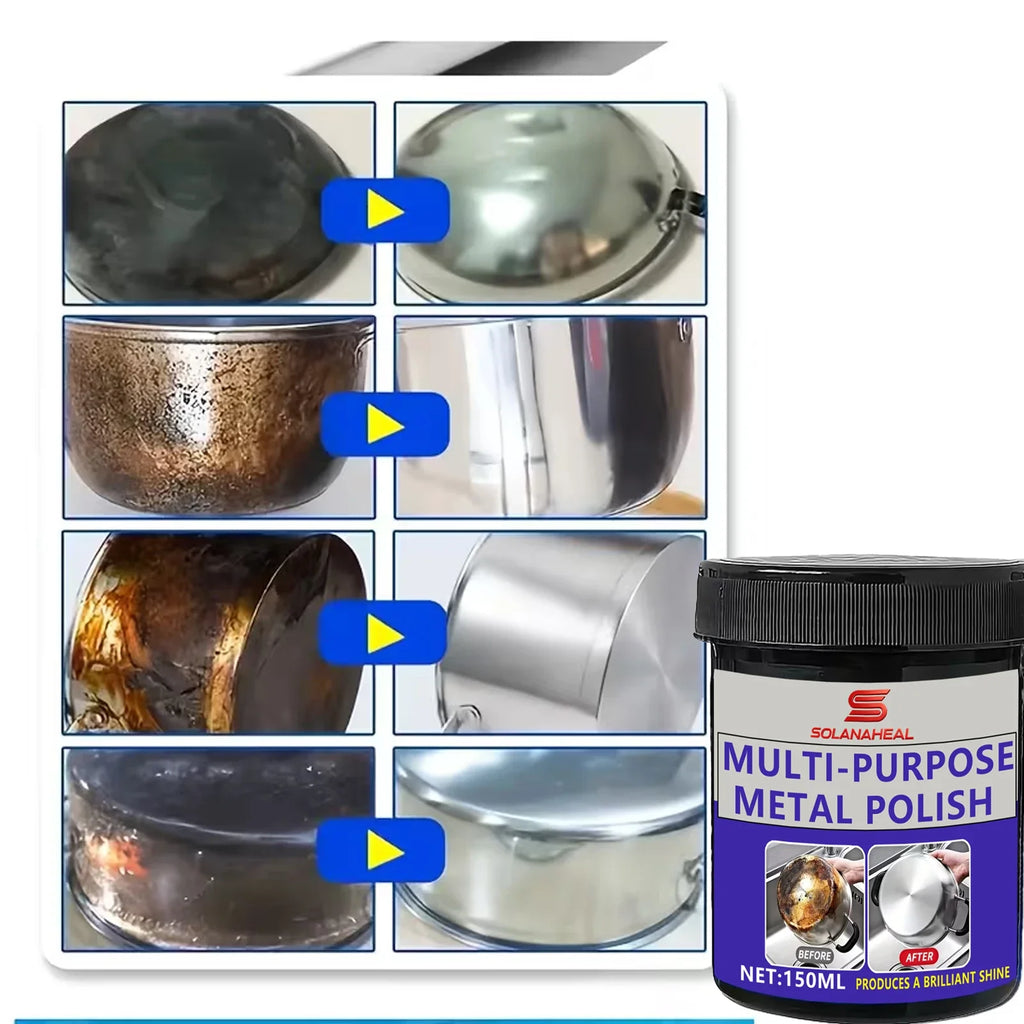 Professional Metal Polishing Paste – Chrome & Auto Repair Cream