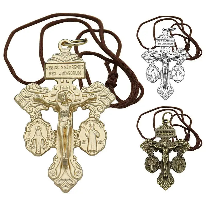 Crosses Charm Jewelry Making Retro Bracelet Pendants Crafting