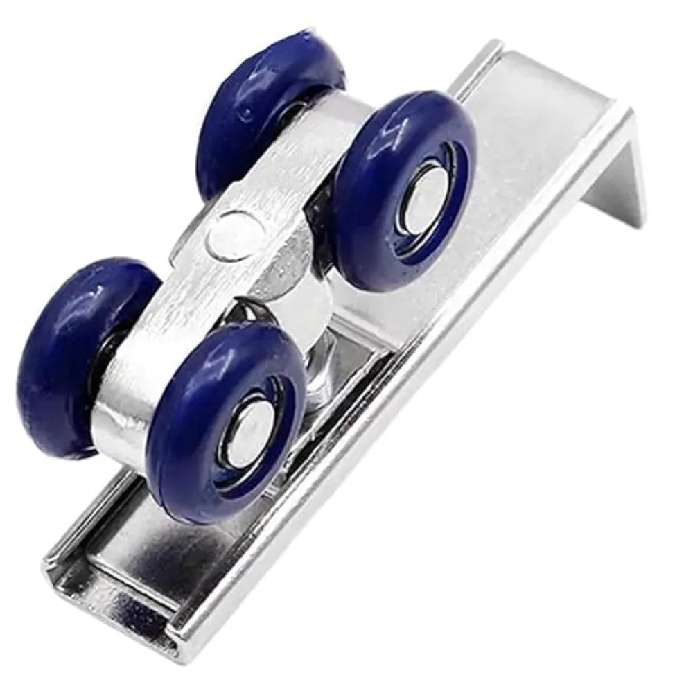 Sliding Door Roller Pulley Set – 4-Wheel Rail Track Hardware