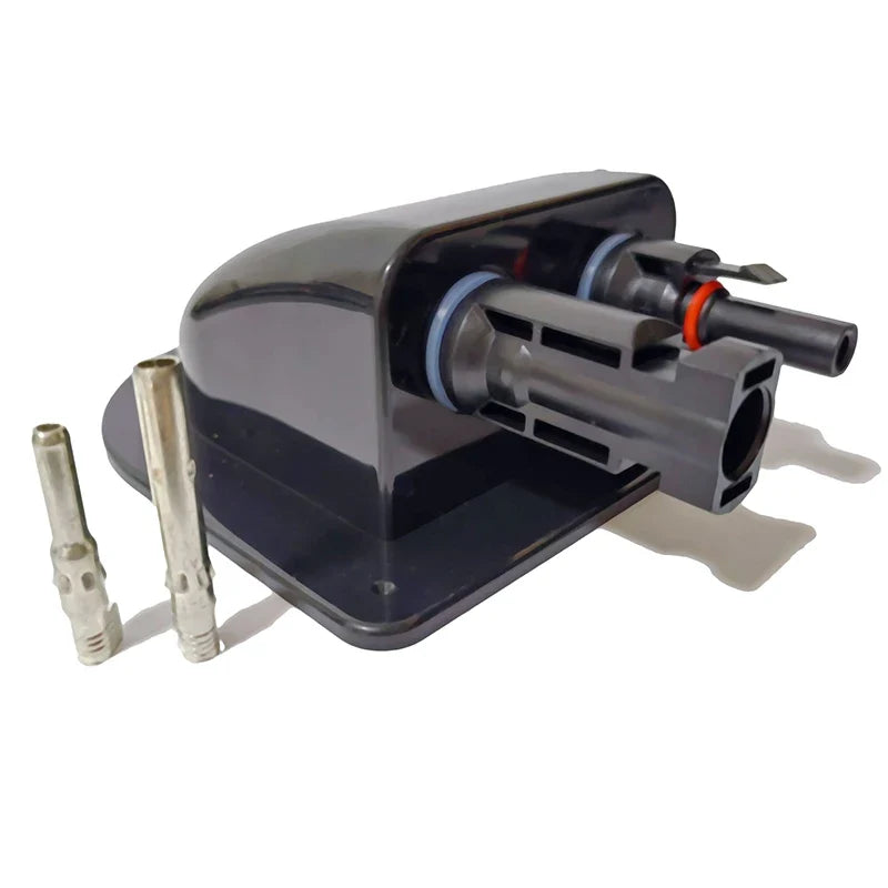 Solar Panel Double Hole Wire Cable Entry Gland Sealing Box Curved