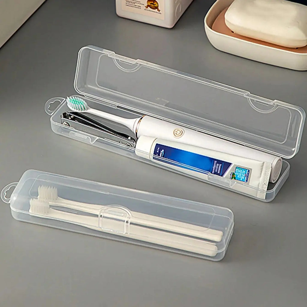Travel Business Portable Transparent Toothbrush Box Electric