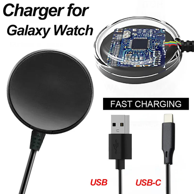 Samsung Galaxy Watch USB-C Replacement Charger | Fits 4/5/6/7/8