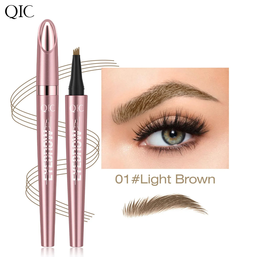 QIC 4-Fork Tip 3D Microblading Eyebrow Pencil – Waterproof