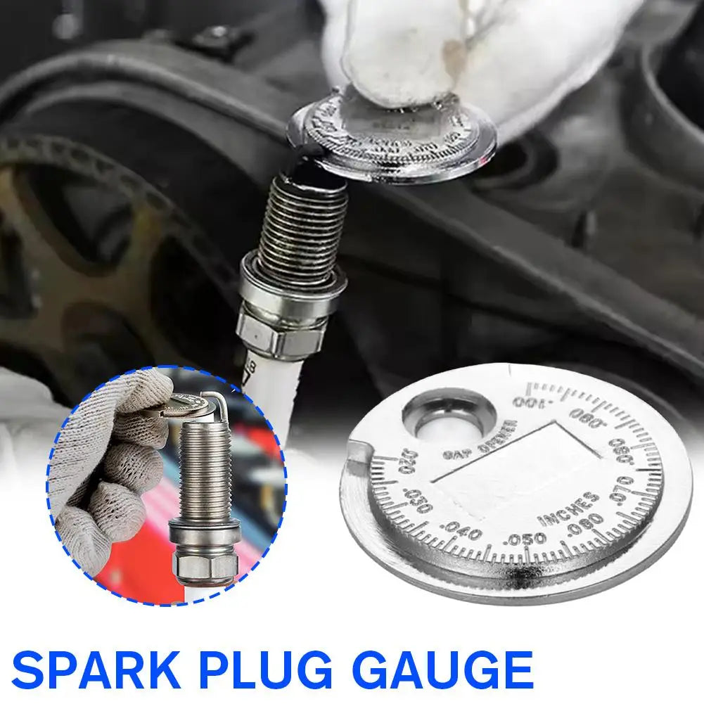 0 6- Spark Plug Gauge Gap Tool 02- Coin Feeler Motorcycle Car