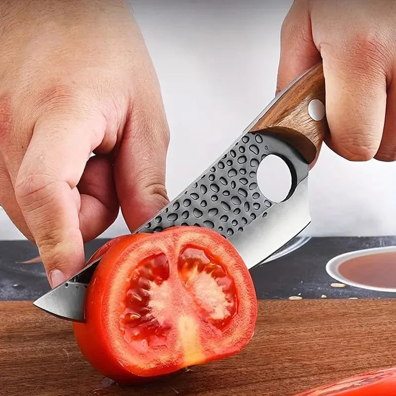 Hand Forged Boning Knife – High Carbon Steel Butcher Knife