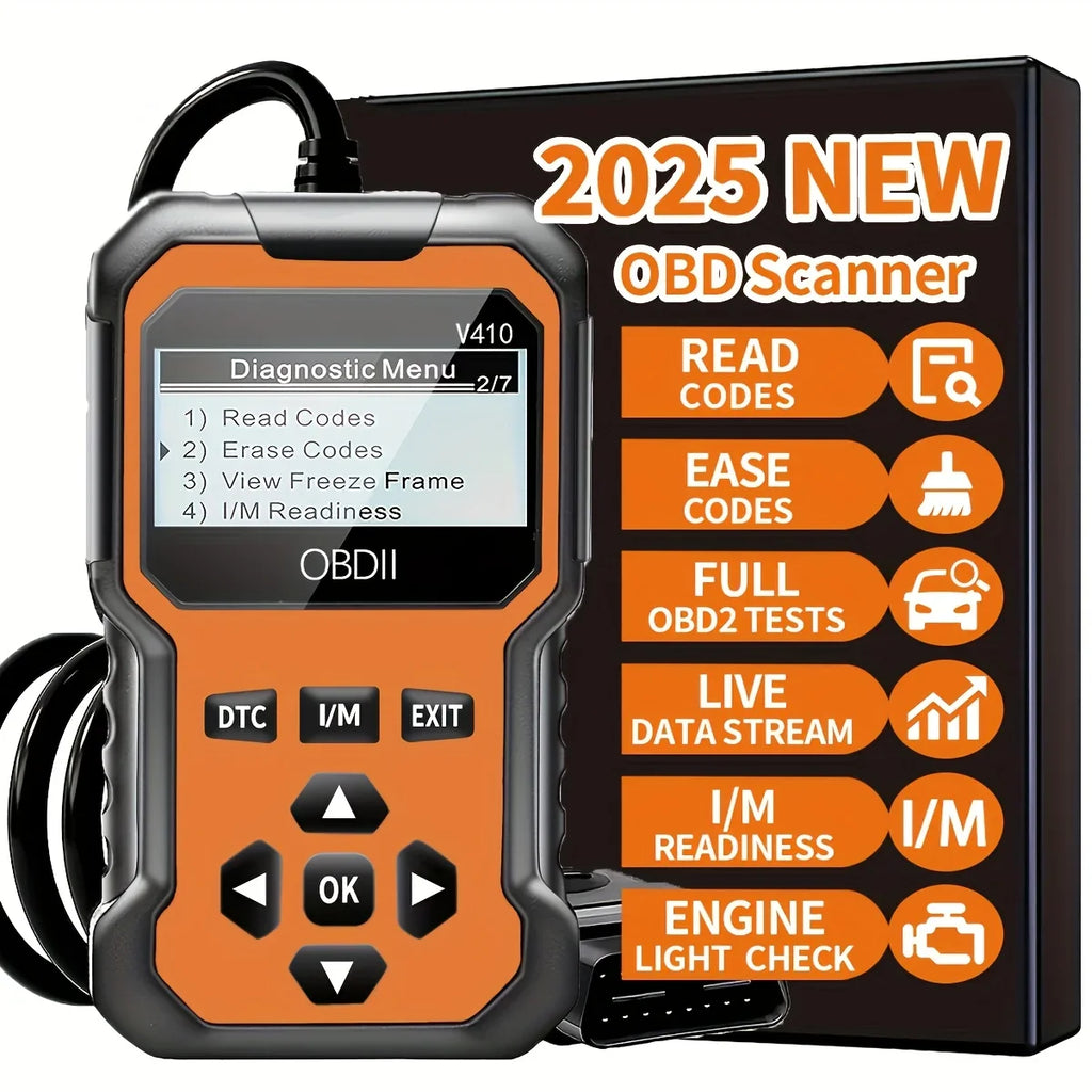 OBD2 Scanner Code Reader 10-Pack – Reads & Clears Engine Codes