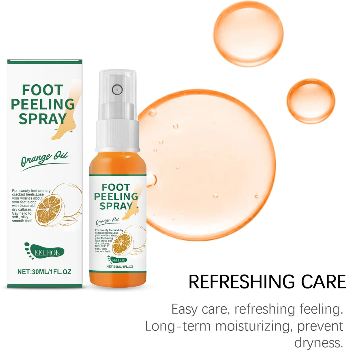 Foot Softening Spray – Exfoliator for Calluses & Rough Skin