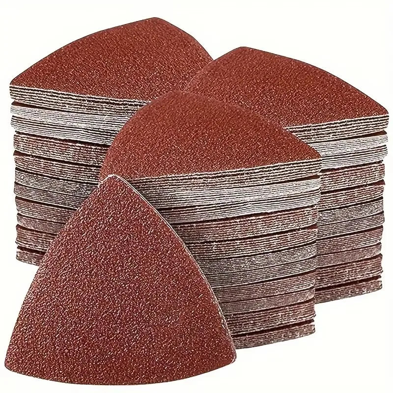 Sanded Paper Triangular Hook Loop Sandpaper Bonding Oscillation