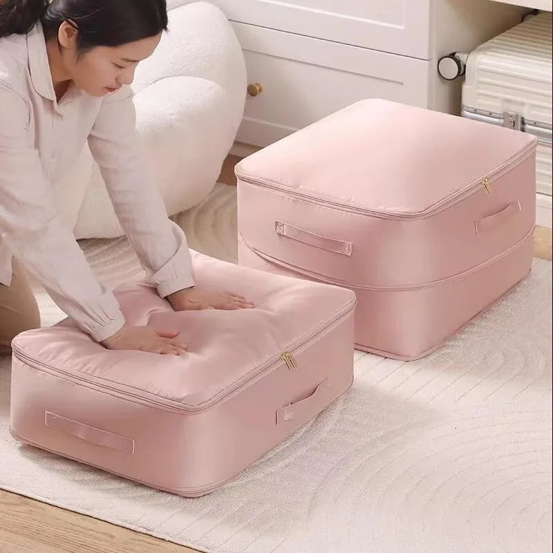 Heavy-Duty Self-Compressing Storage Bag | Clothes & Blankets
