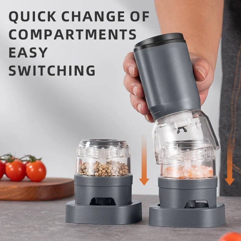 BALASHOV Electric Salt & Pepper Grinder Set – Rechargeable