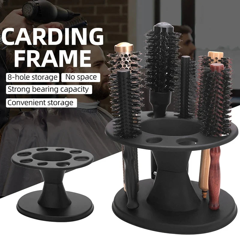 Barber Comb & Scissors Holder – Salon Tool Organizer Stand