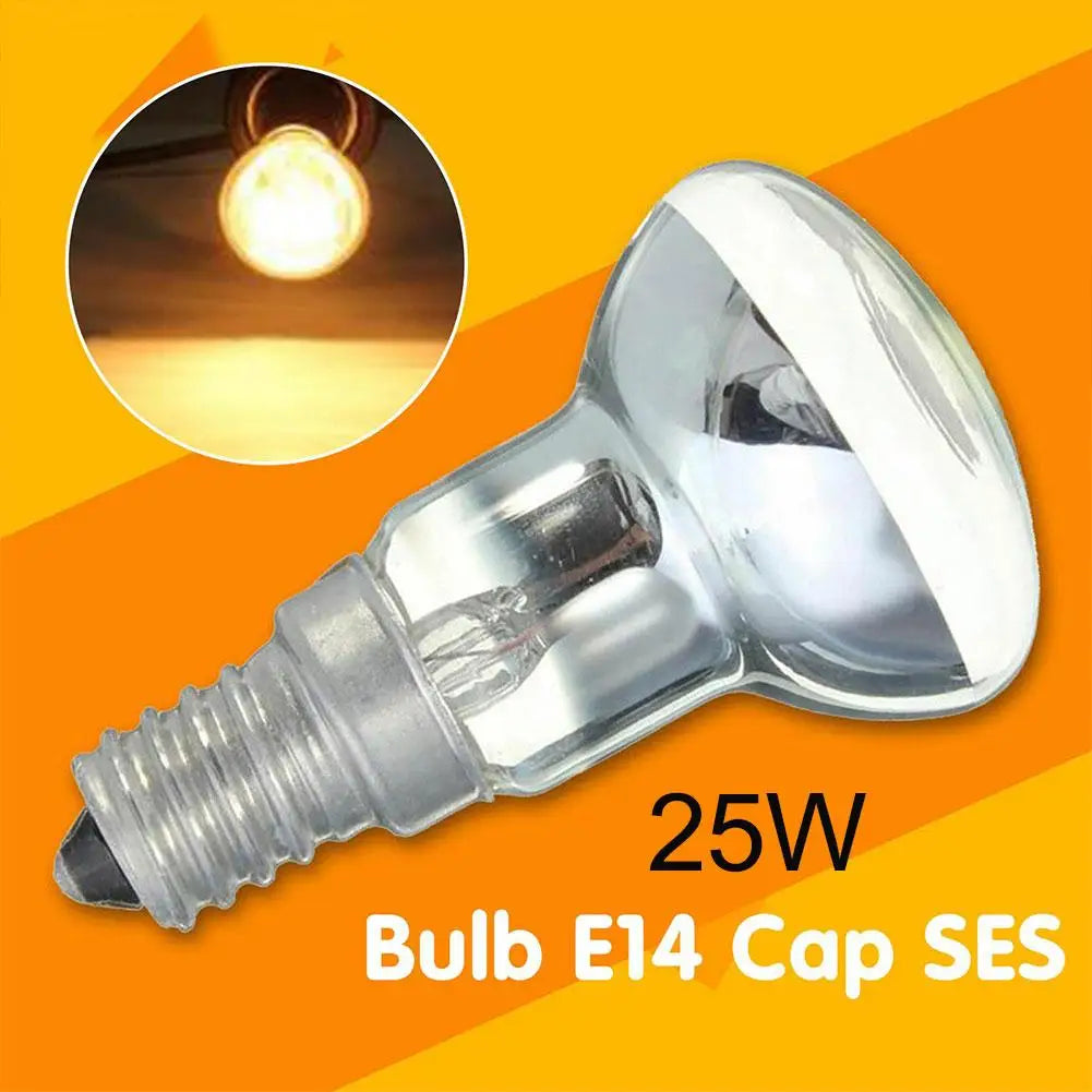 E14 R39 25W Lava Lamp Replacement Bulb – Clear Incandescent SES