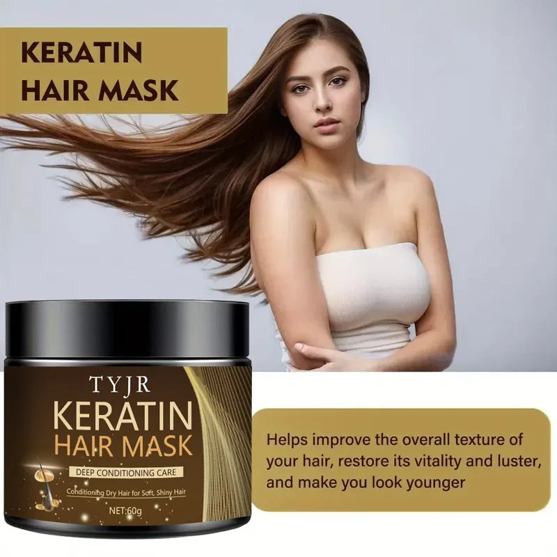 Keratin Hair Mask Deep Repair Treatment – All Hair Types 60g