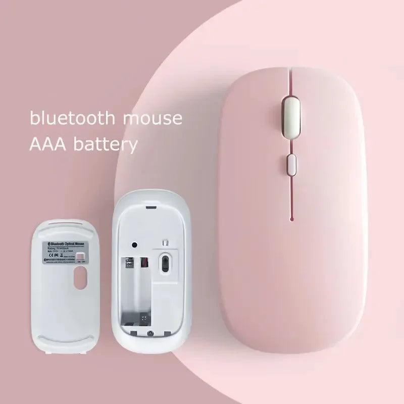 Wireless Bluetooth-compatible Mouse Portable Ergonomic Computer Mice