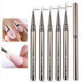 Nail Art Liner Brush Set 6–18mm | UV Gel Painting Pen Kit