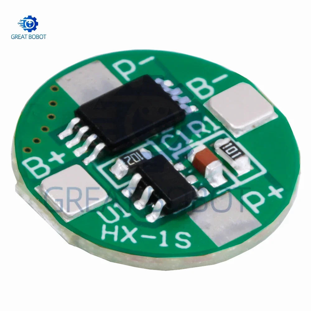 1S 3.7V LiPo Battery Charger Board 2.5A with BMS Protection Module