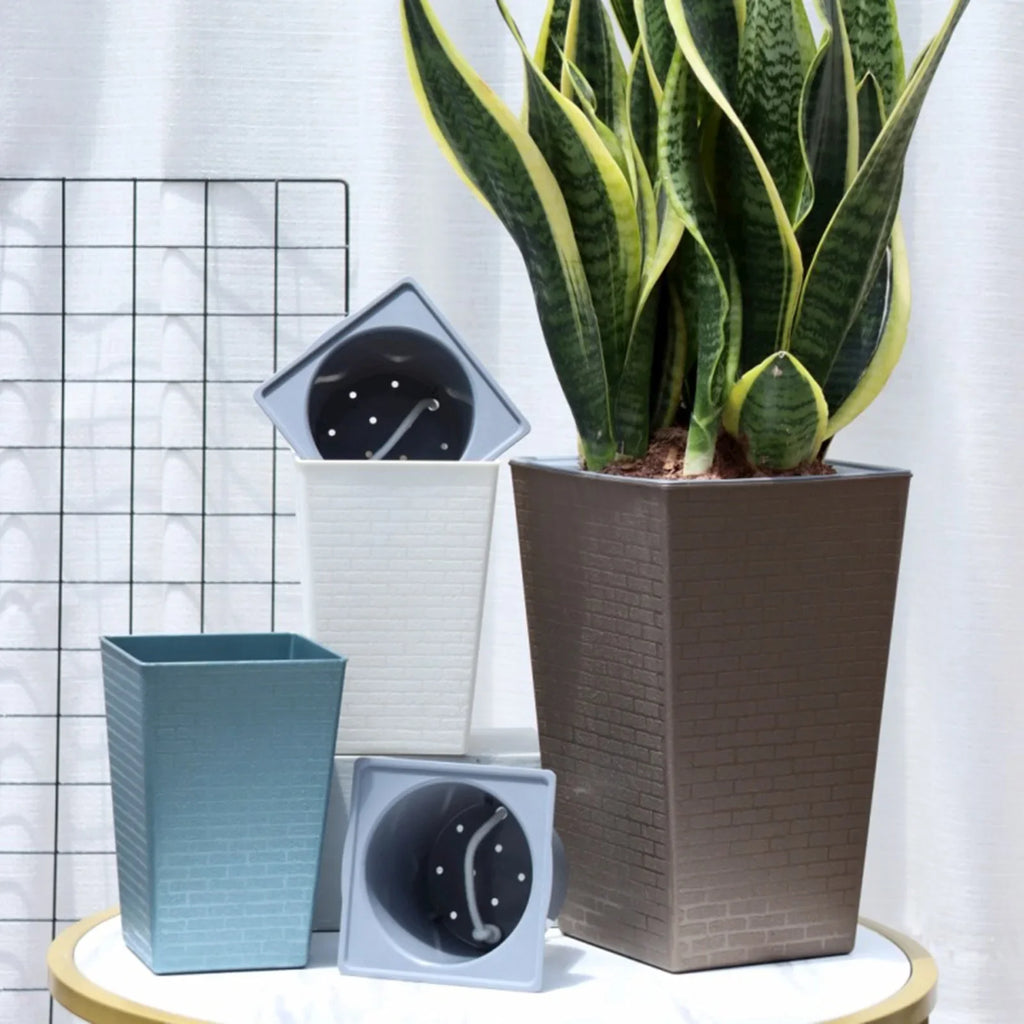 Self Watering Planter Pot for Succulents & House Plants