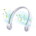 Wearable Bladeless Neck Fan – USB Rechargeable Portable Cooler