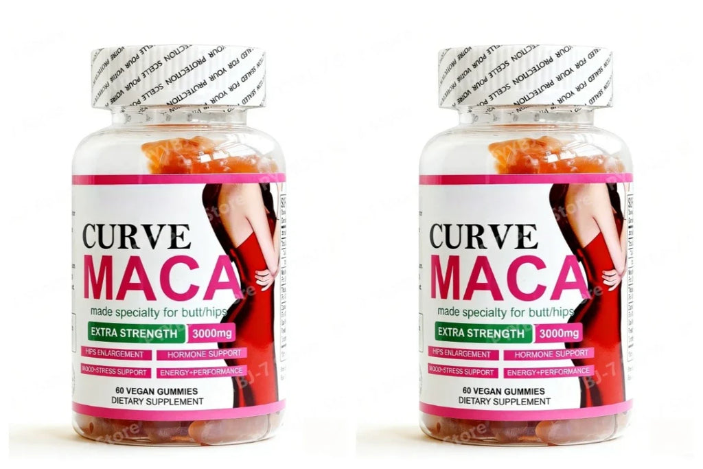 Vegan Maca Gummies – Plant Extract Energy Support, 60 Count