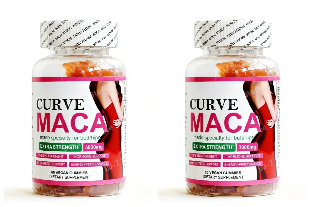 Vegan Maca Gummies – Plant Extract Energy Support, 60 Count