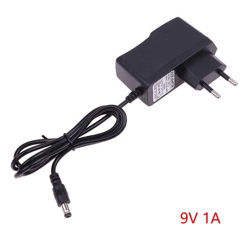EU Plug Reverse Polarity Charger Adaptor AC 100V-240V Converter