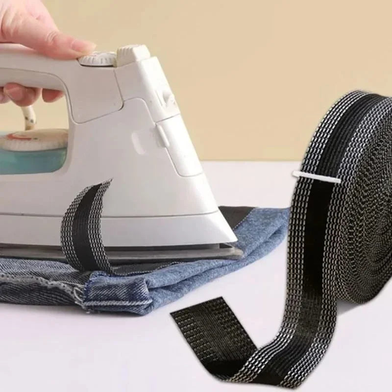 Iron-On Hem Tape – No-Sew Trouser & Fabric Hemming