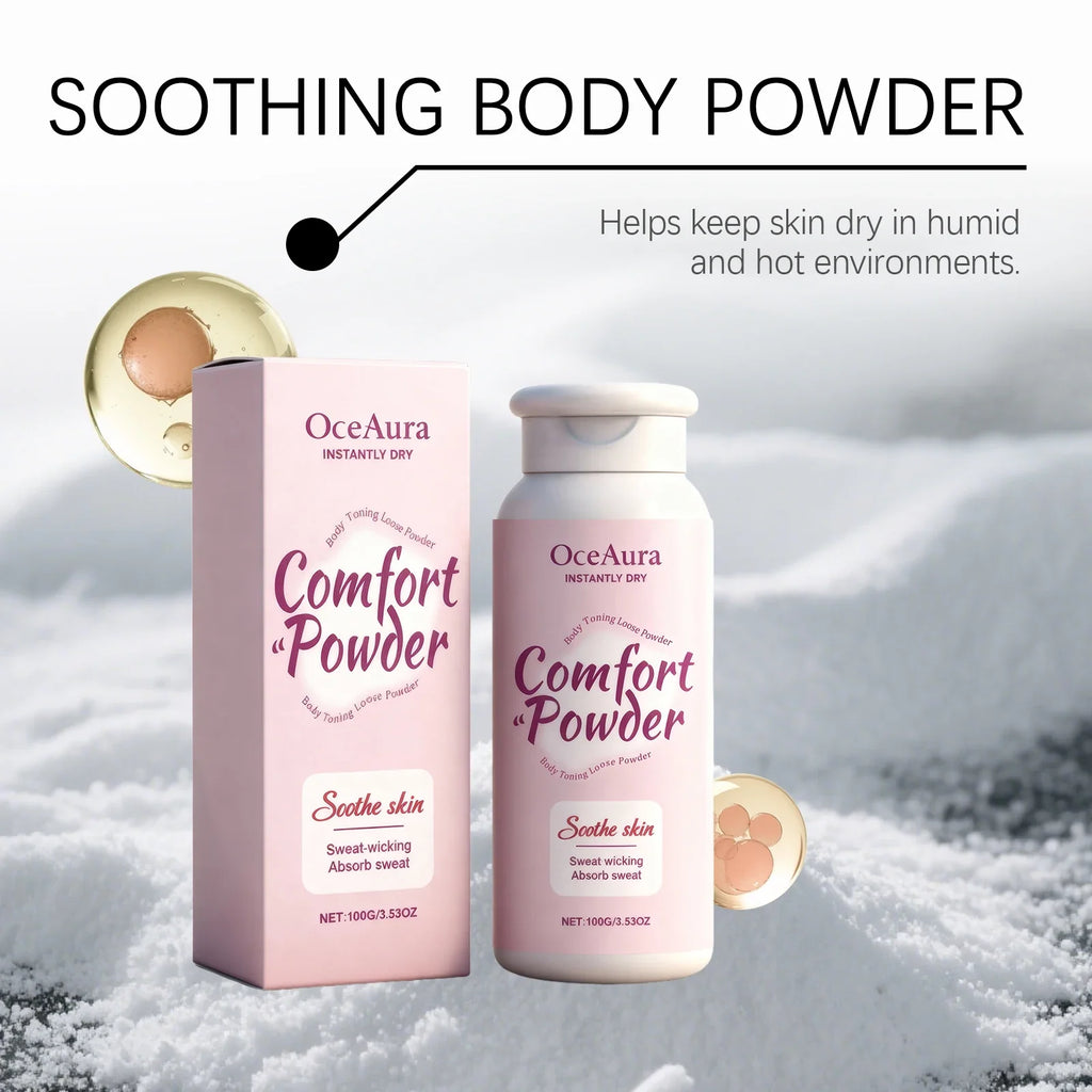 OceAura Comfort Body Powder | Sweat & Odor Control 100ml