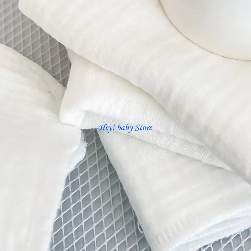 Baby Cotton Muslin Washcloth – Soft Gauze Face & Saliva Wipe
