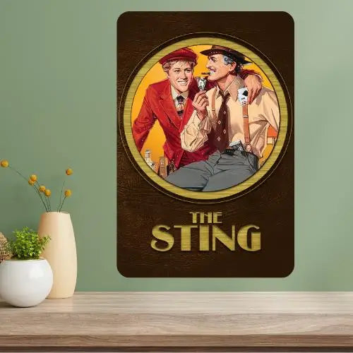 The Sting Classic Movie Metal Poster Sign – Retro Wall Décor