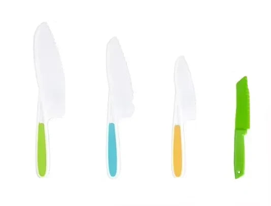 Kids Safe Cooking Cutter Set – Plastic Knife, Peeler & DIY Tools