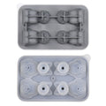 3D Cat Ice Cube Mold | BPA-Free Silicone, 4 Cavities